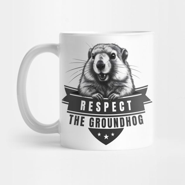 Celebrate Groundhog Day - Respect The Groundhog by Xeire